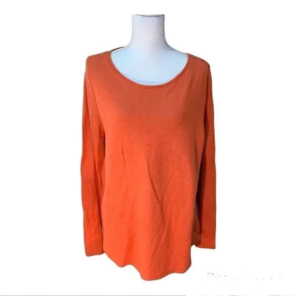 Ralph Lauren Orange Long sleeve T-shirt- Double layered